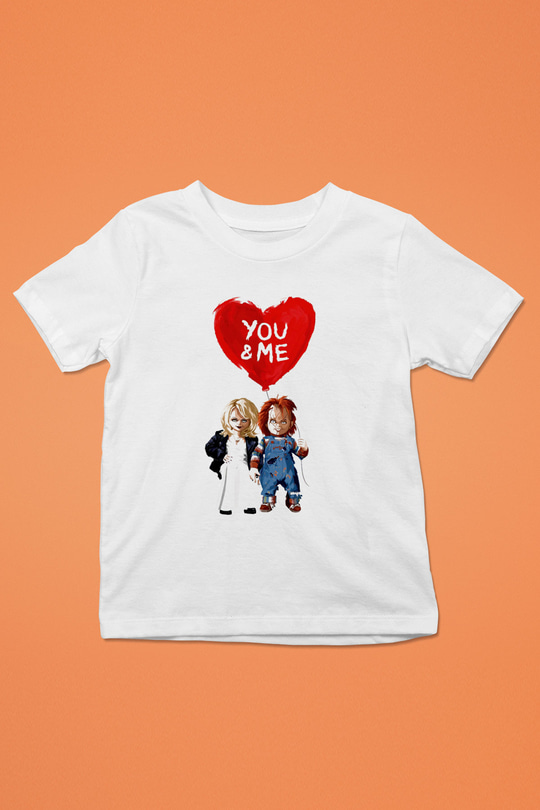 Sevgililer Günü Beyaz Unisex Çocuk Tişört