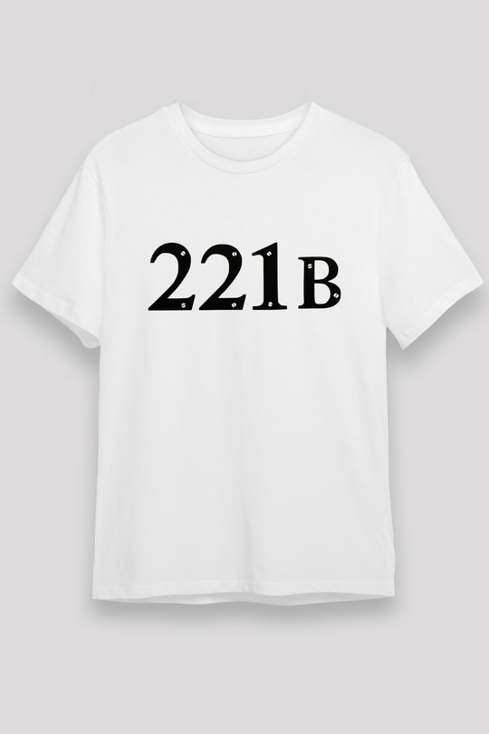 Sherlock Beyaz Unisex Tişört T-Shirt