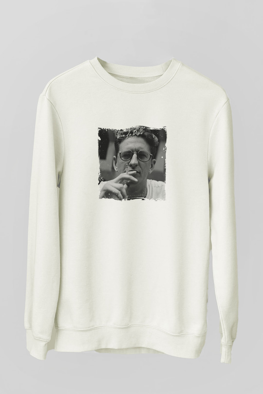 SkreamBaskılı Beyaz Sweatshirt