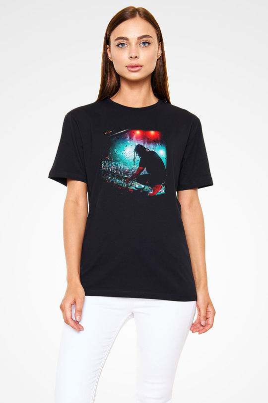 Skrillex Siyah Unisex Tişört T-Shirt - TişörtFabrikası