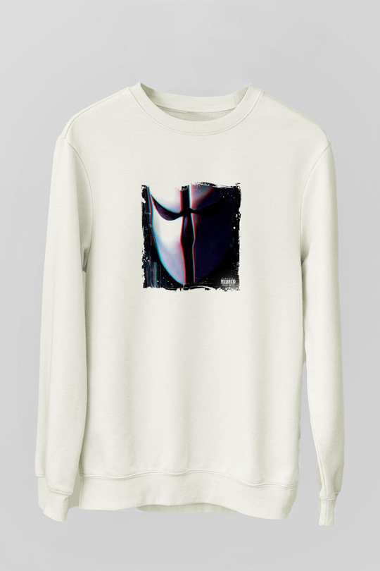 SkrillexBaskılı Beyaz Sweatshirt