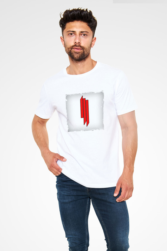 SkrillexBaskılı Beyaz Tişört