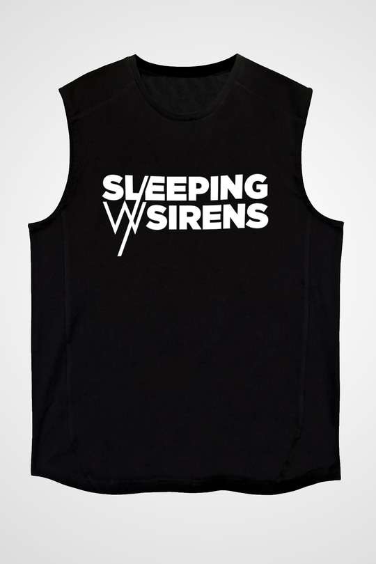 Sleeping with Sirens Siyah Unisex Kolsuz Tişört
