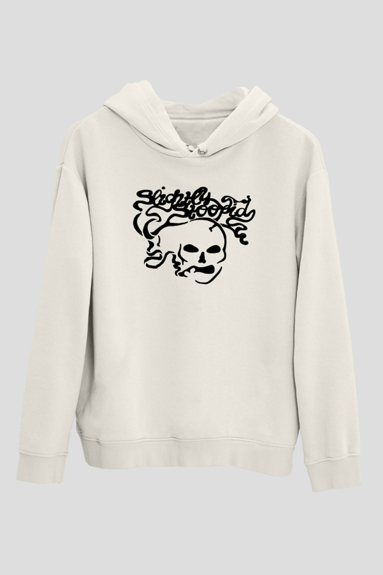 Slightly Stoopid Beyaz Unisex Kapüşonlu Sweatshirt