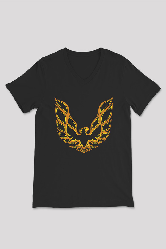 Smokey and the Bandit Siyah Unisex V Yaka Tişört