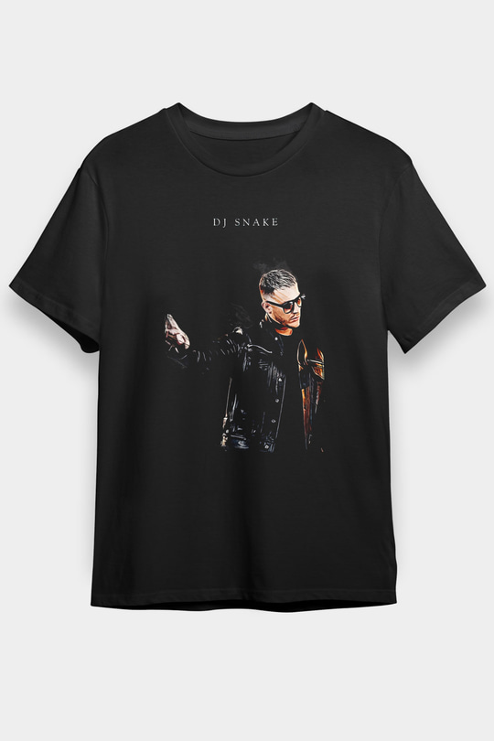 Snake Siyah Unisex Tişört T-Shirt - TişörtFabrikası