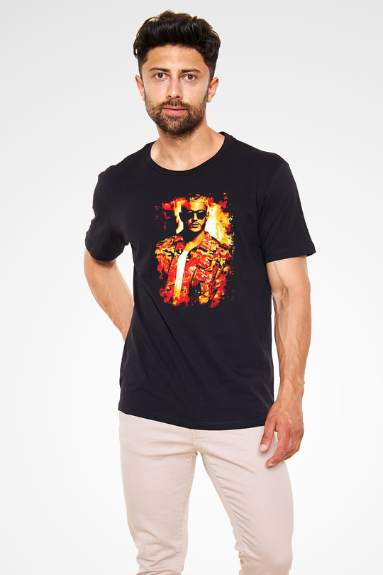 Snake Siyah Unisex Tişört T-Shirt - TişörtFabrikası