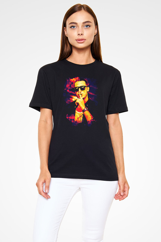 Snake Siyah Unisex Tişört T-Shirt - TişörtFabrikası