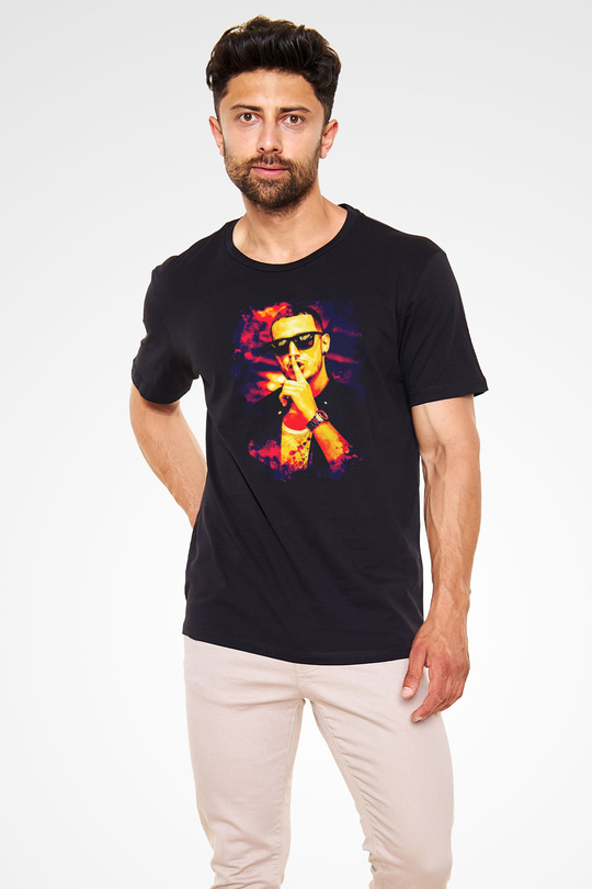 Snake Siyah Unisex Tişört T-Shirt - TişörtFabrikası