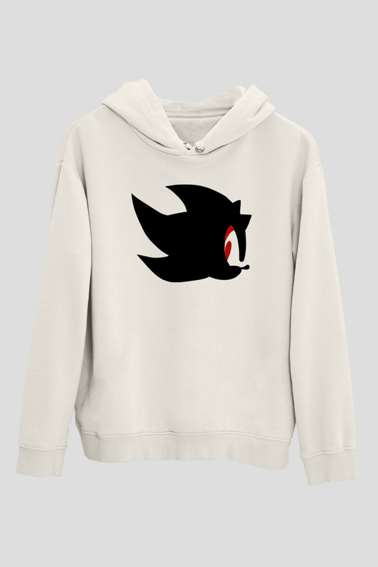 Sonic the Hedgehog Beyaz Unisex Hoodie