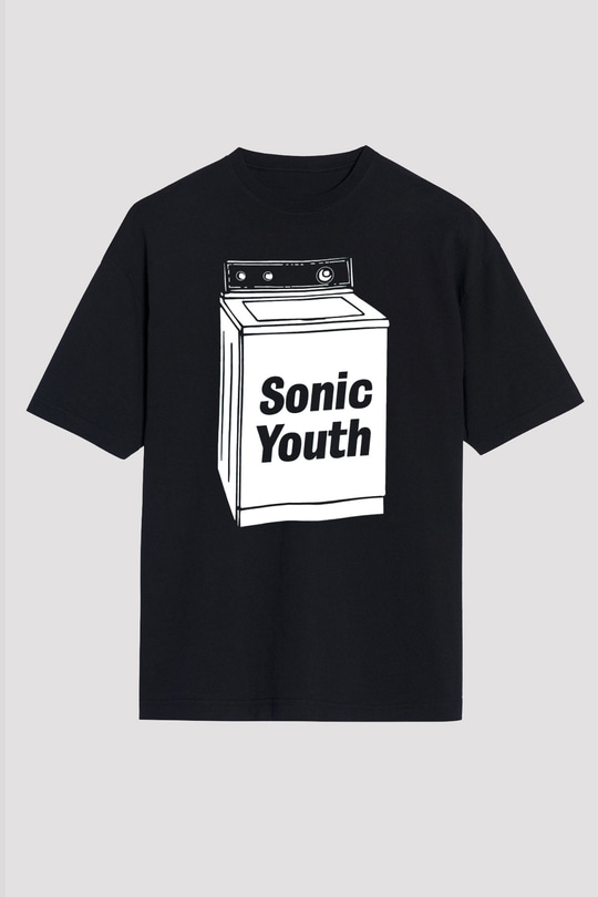 Sonic Youth Siyah Unisex Oversize Tişört T-Shirt