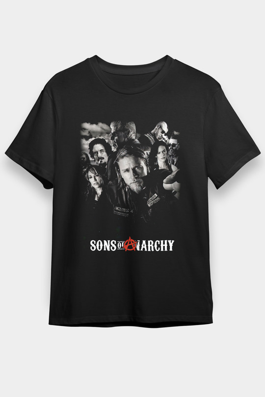 Sons of Anarchy Siyah Unisex Tişört T-Shirt