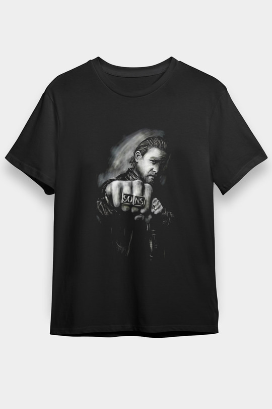 Sons of Anarchy Siyah Unisex Tişört T-Shirt