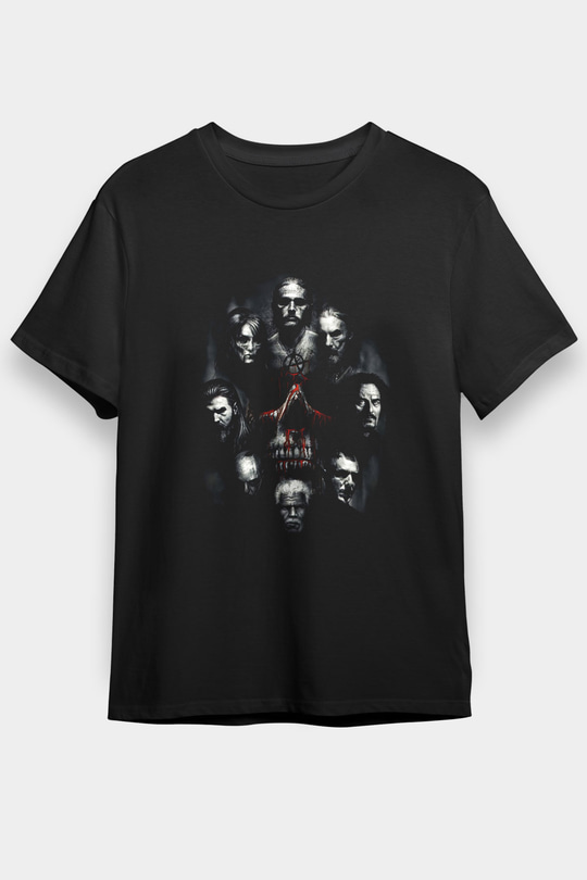 Sons of Anarchy Siyah Unisex Tişört T-Shirt