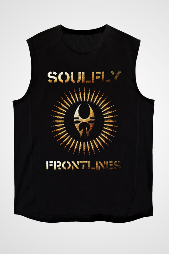 Soulfly Siyah Unisex Kolsuz Tişört