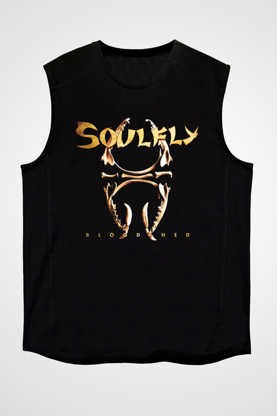 Soulfly Siyah Unisex Kolsuz Tişört