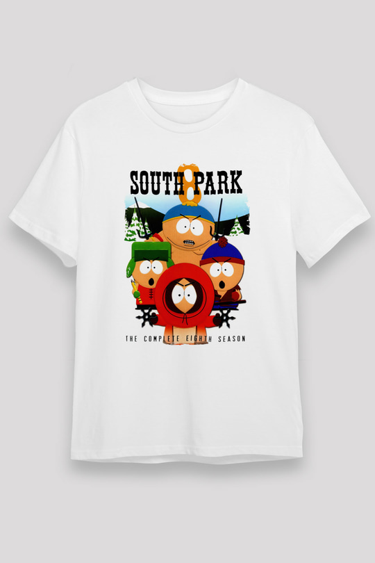 South Park Beyaz Unisex Tişört T-Shirt