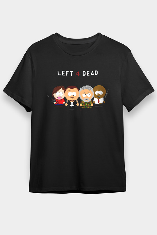 South Park Siyah Unisex Tişört T-Shirt