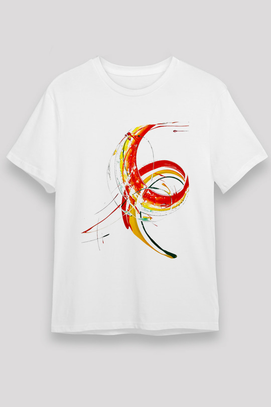 Spiral Beyaz Unisex Tişört T-Shirt - TişörtFabrikası