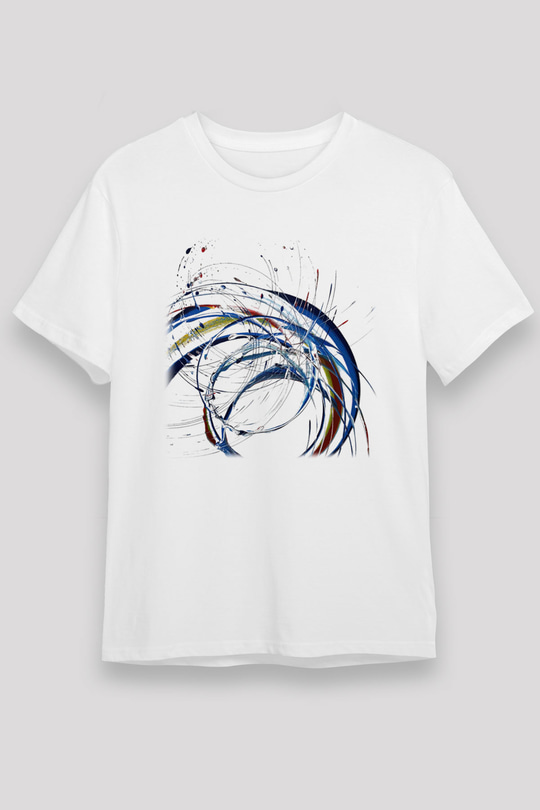 Spiral Beyaz Unisex Tişört T-Shirt - TişörtFabrikası