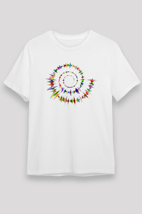 Spiral Beyaz Unisex Tişört T-Shirt - TişörtFabrikası