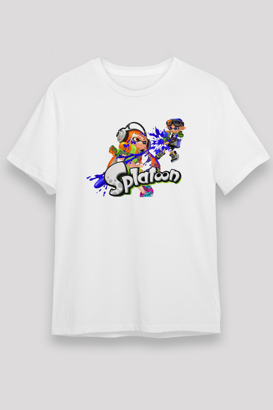Splatoon Beyaz Unisex Tişört T-Shirt
