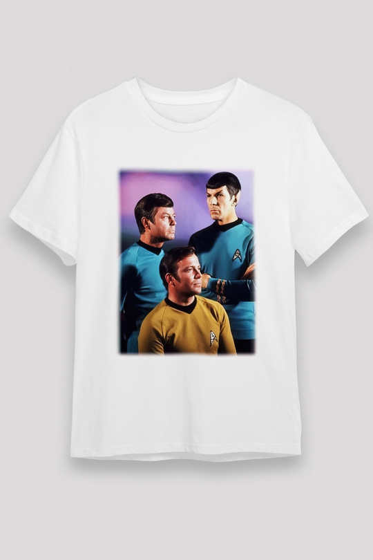 Star Trek Beyaz Unisex Tişört T-Shirt