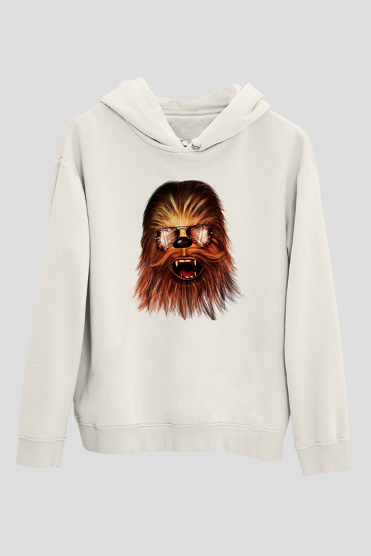 Star Wars Beyaz Unisex Hoodie