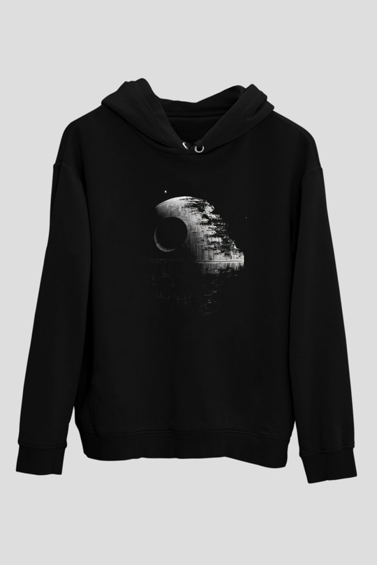 Star Wars Siyah Unisex Kapşonlu Sweatshirt