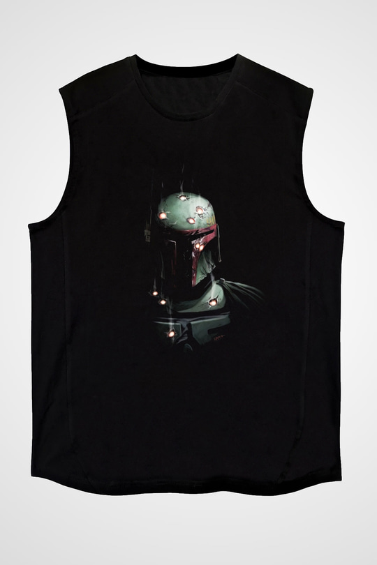 Star Wars Siyah Unisex Kolsuz Tişört