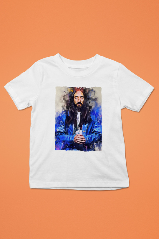 Steve Aoki Beyaz Unisex Çocuk Tişört
