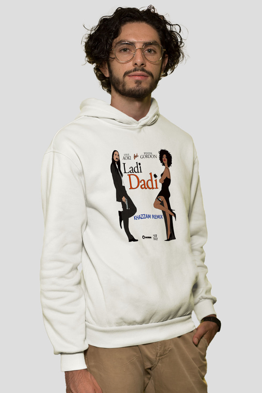 Steve Aoki Beyaz Unisex Kapüşonlu Sweatshirt