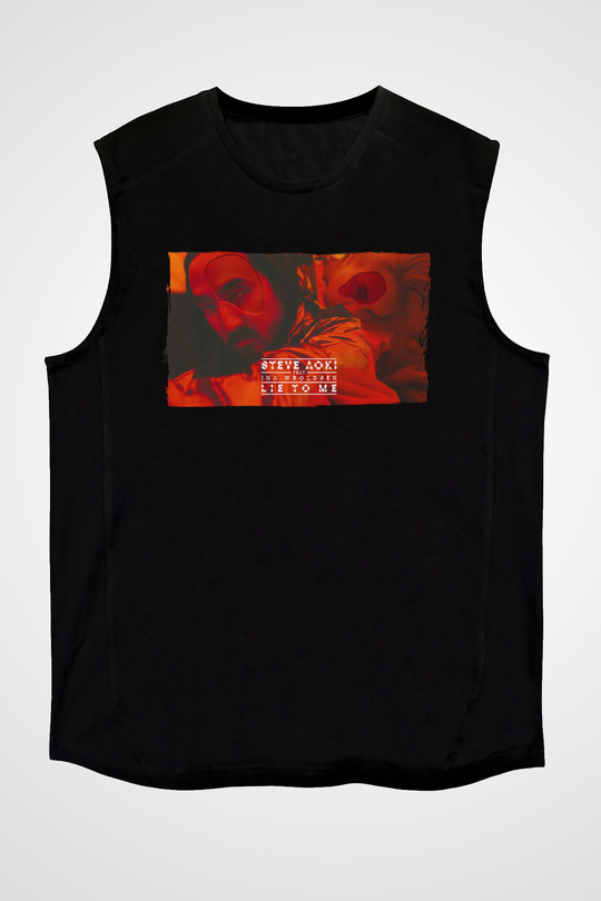 Steve Aoki Siyah Unisex Kolsuz Tişört