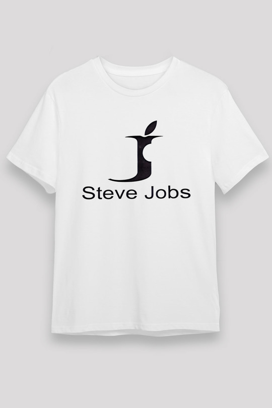 Steve Jobs Beyaz Unisex Tişört T-Shirt - TişörtFabrikası