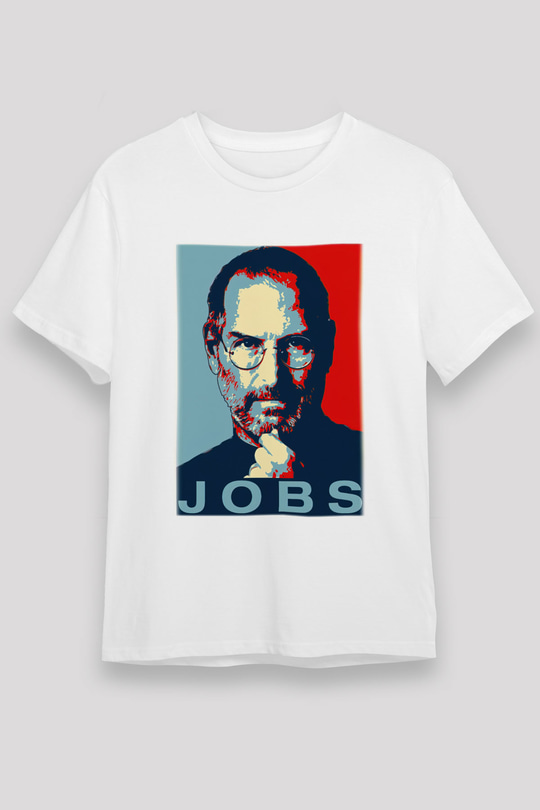 Steve Jobs Beyaz Unisex Tişört T-Shirt - TişörtFabrikası