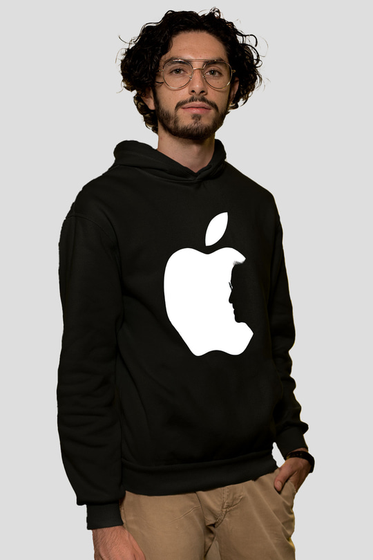 Steve Jobs Siyah Unisex Hoodie