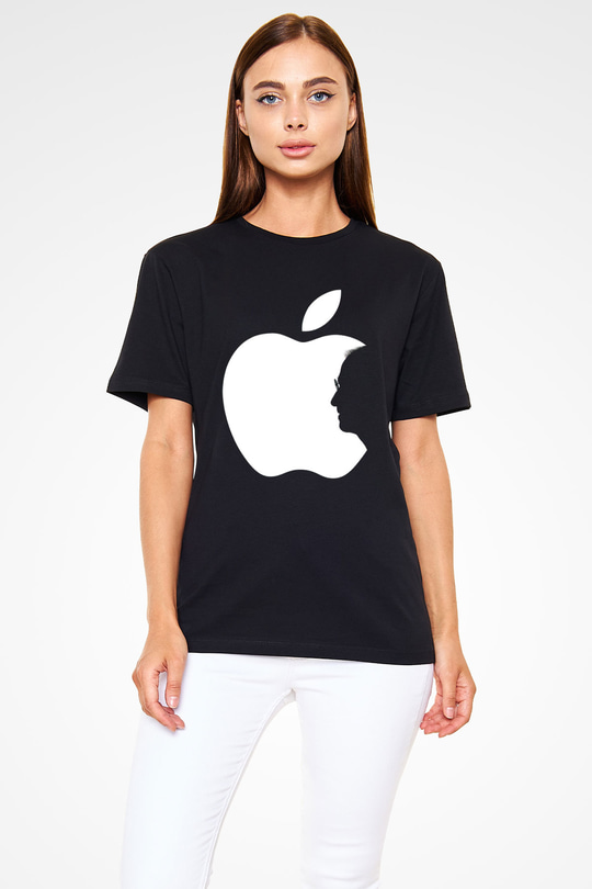 Steve Jobs Siyah Unisex Tişört T-Shirt - TişörtFabrikası