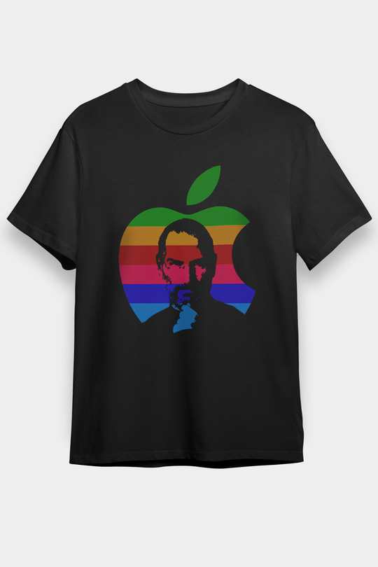 Steve Jobs Siyah Unisex Tişört T-Shirt - TişörtFabrikası