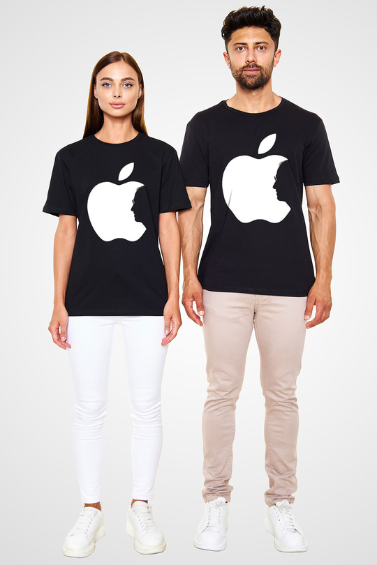 Steve Jobs Siyah Unisex Tişört T-Shirt - TişörtFabrikası