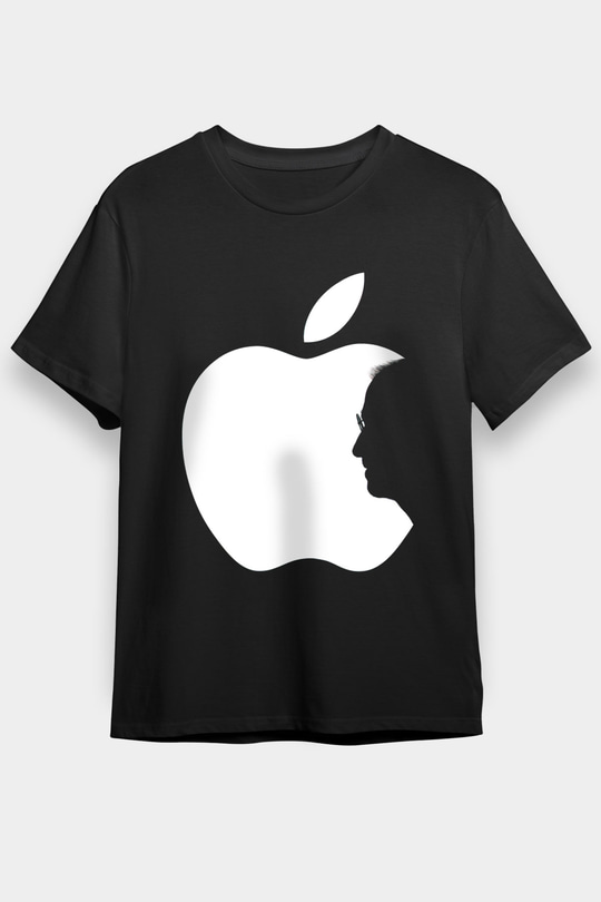 Steve Jobs Siyah Unisex Tişört T-Shirt - TişörtFabrikası