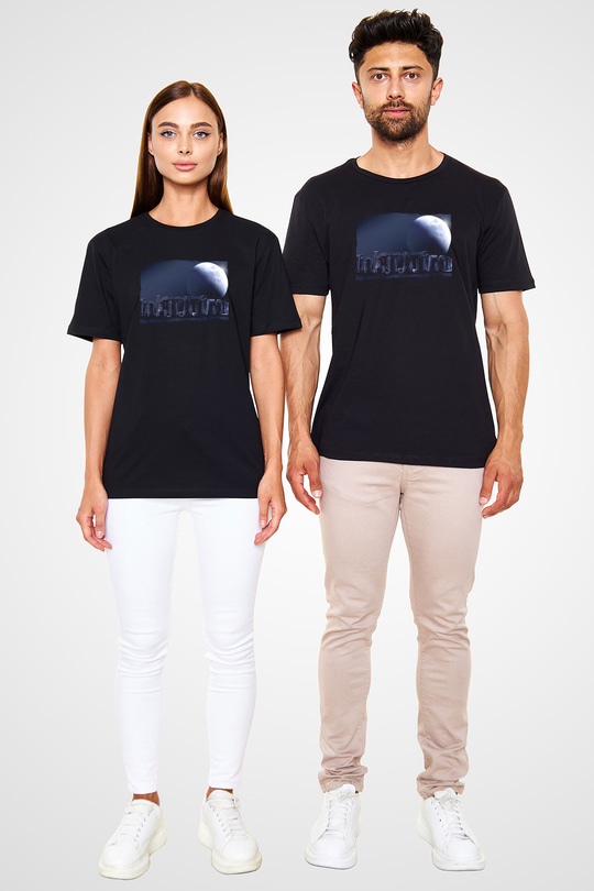 Stonehenge Siyah Unisex Tişört T-Shirt - TişörtFabrikası