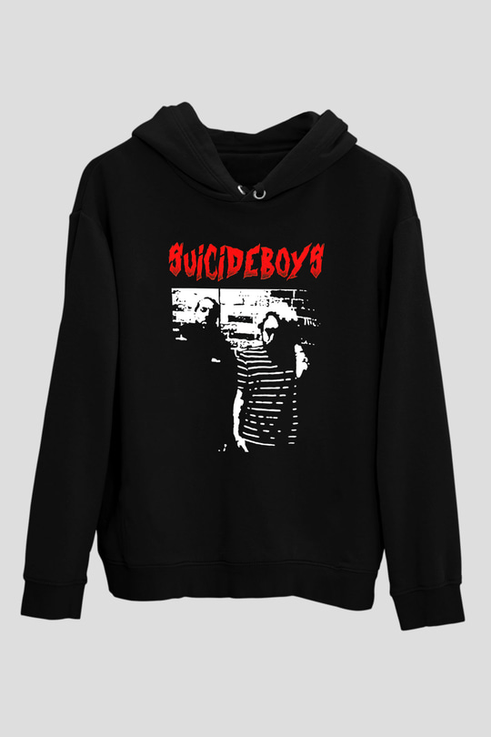 Suicideboys - $uicideboy$ Baskılı Unisex Siyah Hoodie