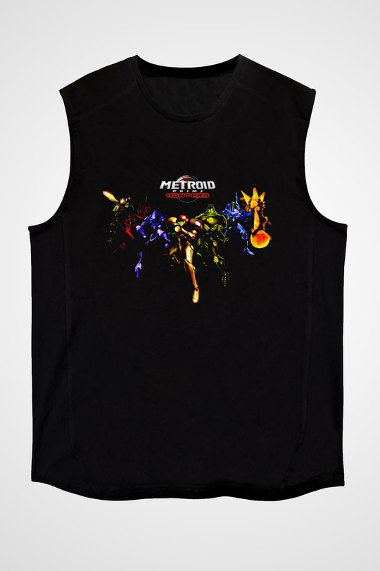 Super Metroid Cartridge Art Siyah Unisex  Kolsuz Tişört