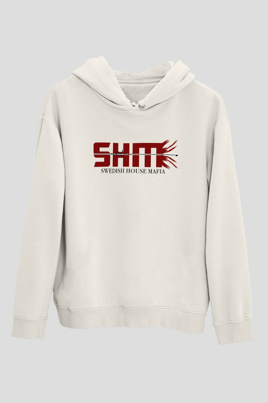 Swedish House Mafia Beyaz Unisex Kapşonlu Sweatshirt