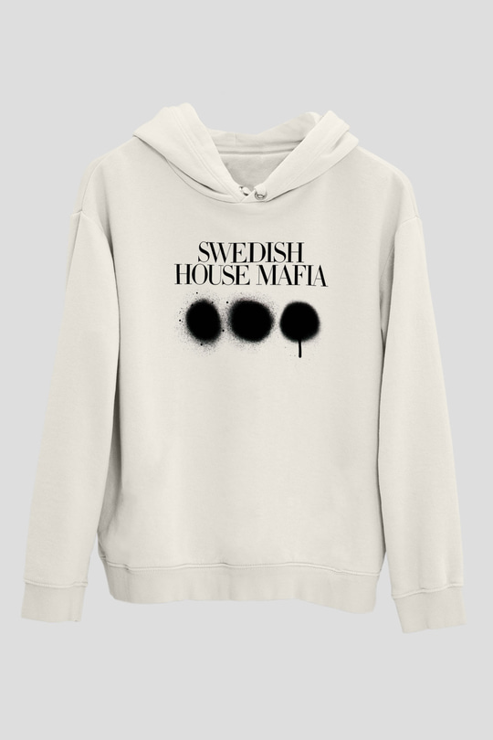Swedish House Mafia Beyaz Unisex Kapşonlu Sweatshirt