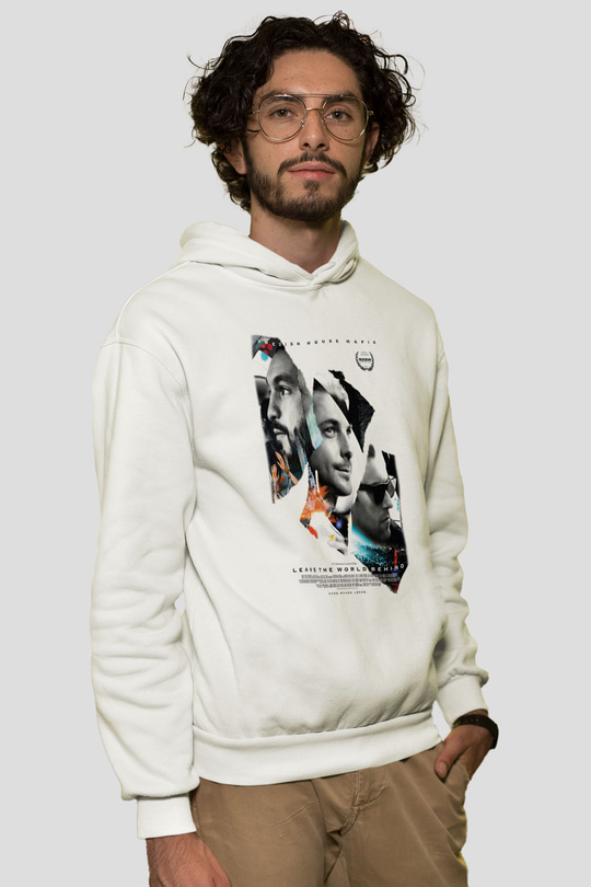 Swedish House Mafia Beyaz Unisex Kapşonlu Sweatshirt