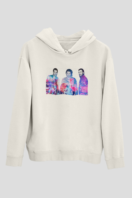 Swedish House Mafia Beyaz Unisex Kapüşonlu Sweatshirt