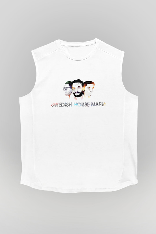 Swedish House Mafia Beyaz Unisex Kolsuz Tişört
