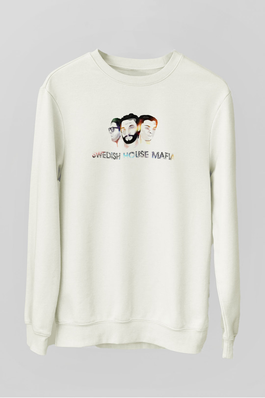Swedish House Mafia Beyaz Unisex Sweatshirt