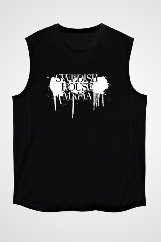 Swedish House Mafia Siyah Unisex Kolsuz Tişört